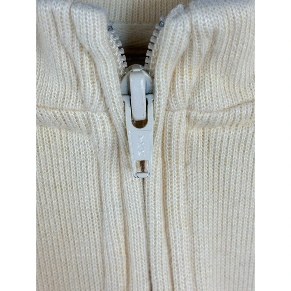Orvis Sweatshirt Butter Yellow‎ Softest Quarter Zip Pullover Sweater XXL Cotton